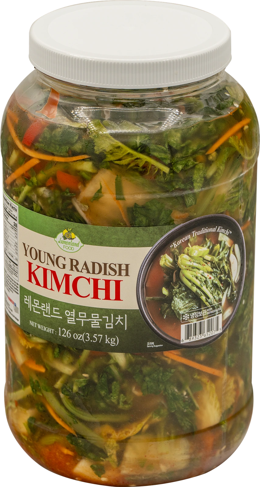 Lemonland Young Radish Water Kimchi - 126 oz (3,570 g)