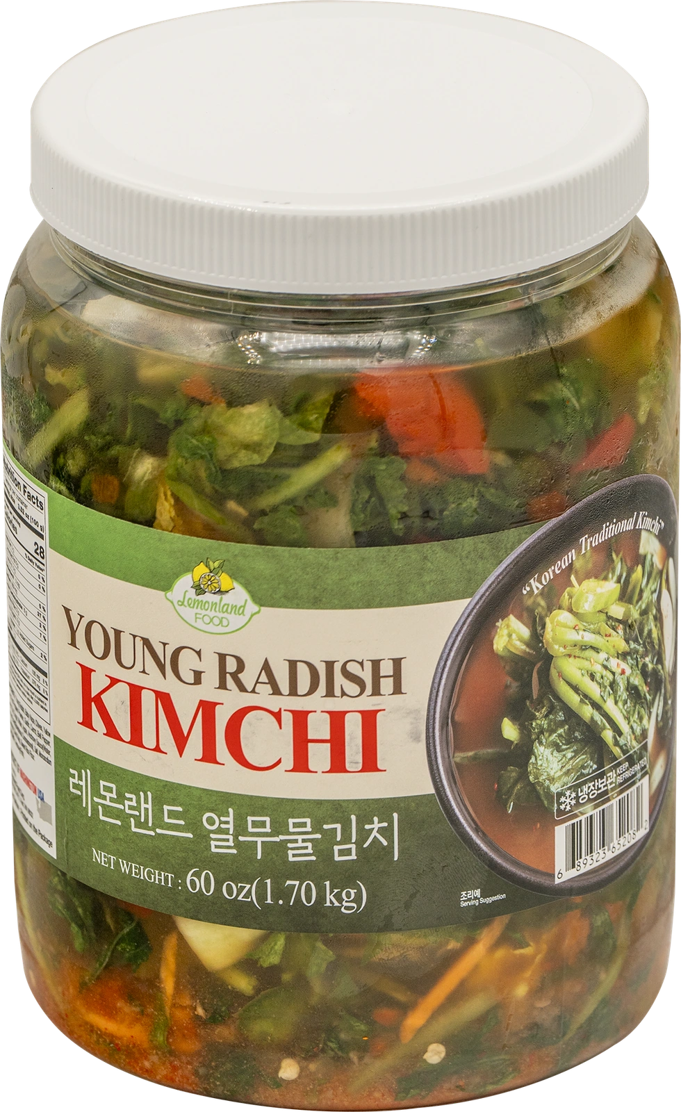 Lemonland Young Radish Water Kimchi - 60 oz (1,700 g)